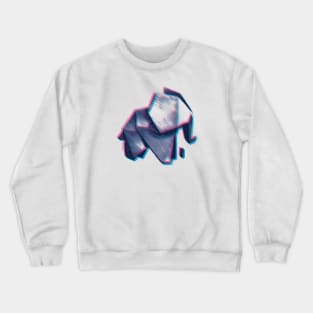 Origami Elephant Crewneck Sweatshirt